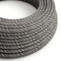 Cable decorativo textil a metros homologado gris vértigo