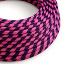 Cable decorativo textil a metros homologado chicle