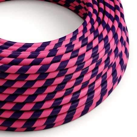 Cable decorativo textil a metros homologado chicle