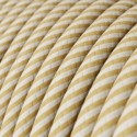 Cable decorativo textil a metros homologado vainilla vértigo