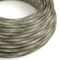 Cable decorativo textil a metros homologado dorado laberinto