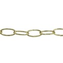 Kette mit Messingeffekt, 37mm Glied fuer schwere Lampen