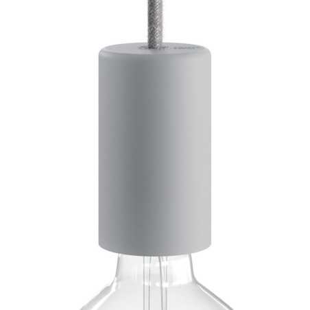 E27 Silikon-Lampenfassungsset fuer Aussenbereich, gerade, IP65, verschiedene Farben