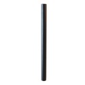Tubo negro liso sin rosca 12mm diámetro