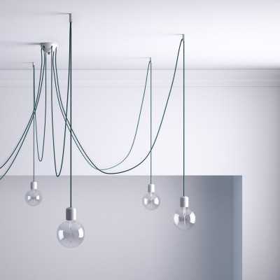 Decken-Dezentralisierungs-Haken fuer Textilkabel | FABRICA DEINE LAMPE