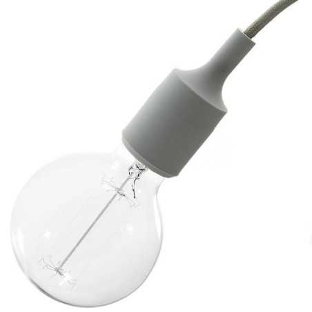 E27 Silikon-Lampenfassung mit glattem Koerper in verschiedenen Farben