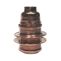 E14 Metall-Lampenfassung mit Ringen fuer Lampenschirme, verschiedene Farben