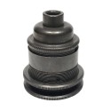 Metallische E27 Lampenfassung mit Doppelring | Lampenbedarf