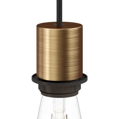 Kit Metall E27 Lampenfassung Huelse Ring Schirm | Fabrik Deine Lampe