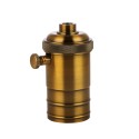 Metallische E27 Lampenfassung mit LED-Dimmer | Lampenbedarf
