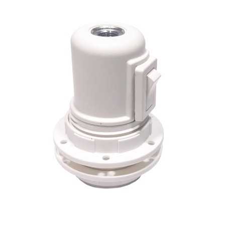 E27 Thermoplast-Lampenfassung mit Klick-Klack-Schalter fuer Lampenschirm