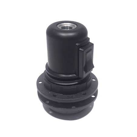 E27 Thermoplast-Lampenfassung mit Klick-Klack-Schalter fuer Lampenschirm