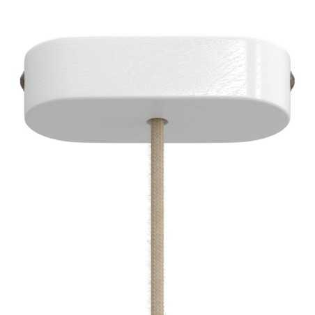 Ovaler Holzhalter 120mm fuer Lampen