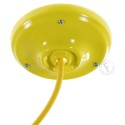 Porzellan-Baldachin farbig 105mm mit einem Ausgang