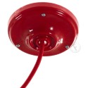 Porzellan-Baldachin farbig 105mm mit einem Ausgang
