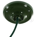Porzellan-Baldachin farbig 105mm mit einem Ausgang