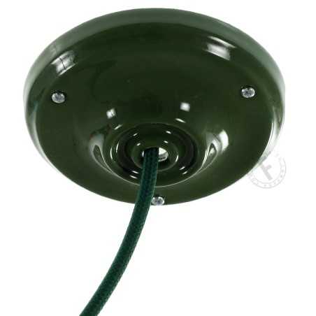Porzellan-Baldachin farbig 105mm mit einem Ausgang