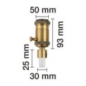 Lampenfassung-Kit mit Dimmer fuer Flaschenlampen