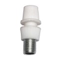 Kabelklemmer mit Metallgewinde transparent