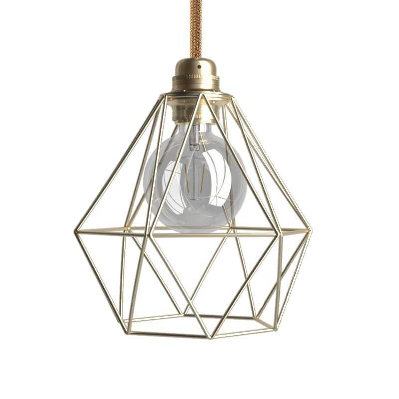 Metallschirm Diamond E27 | Lampenbedarf