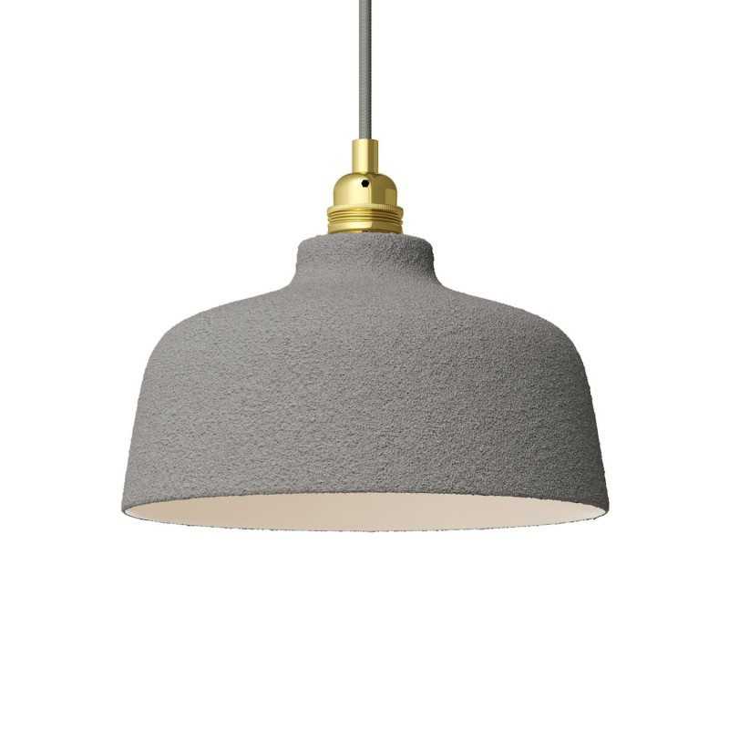 Handgefertigter Keramikschirm 240 mm fuer Lampe | Lampenbedarf