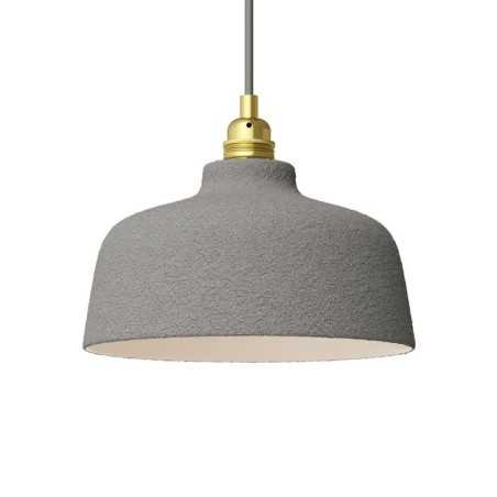 Handgefertigter Keramikschirm 240 mm fuer Lampe | Lampenbedarf