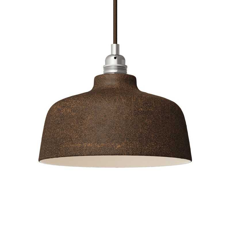 Handgefertigter Keramikschirm 240 mm fuer Lampe | Lampenbedarf
