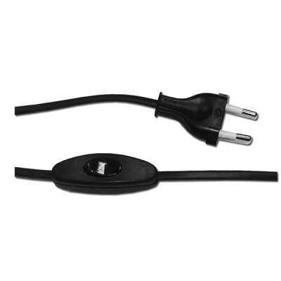 Anschluss-Set aus Thermoplast mit Schalter und Stecker