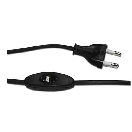 Anschluss-Set aus Thermoplast mit Schalter und Stecker
