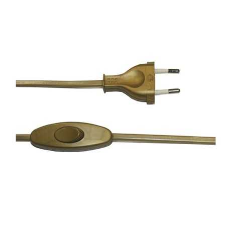 Anschluss-Set aus Thermoplast mit Schalter und Stecker