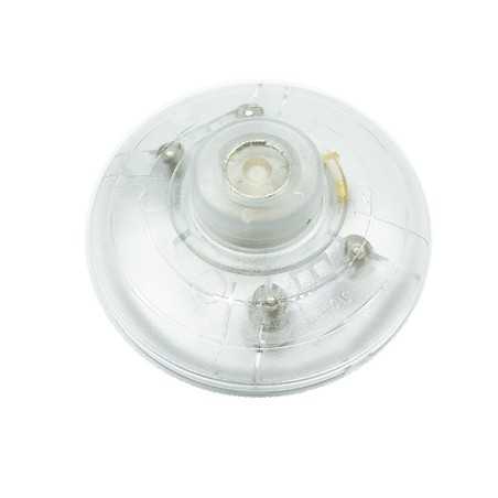 Fussschalter fuer Lampen goldfarben