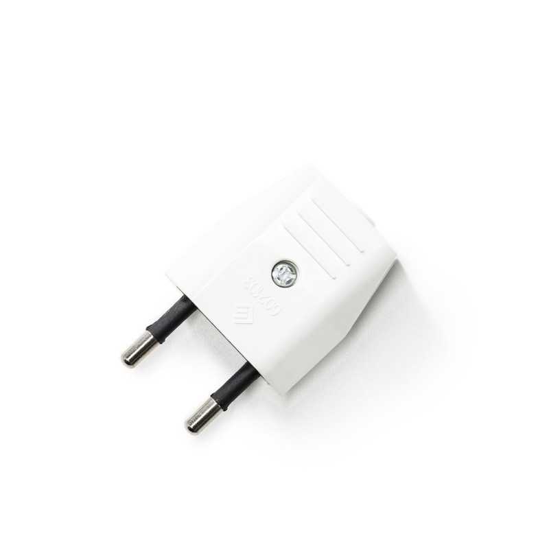 Europaeischer Stecker 2-polig 10A fuer Lampen | Lampenbedarf