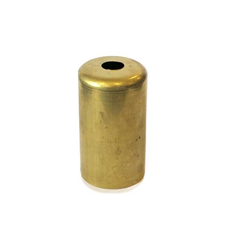 Metallhuelse aus Rohstahl fuer Lampenfassung E14 55mm