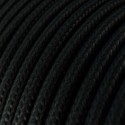 Cable decorativo textil a metros homologado color negro