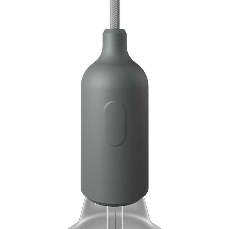 E27 Silikon-Lampenfassung mit integriertem Schalter