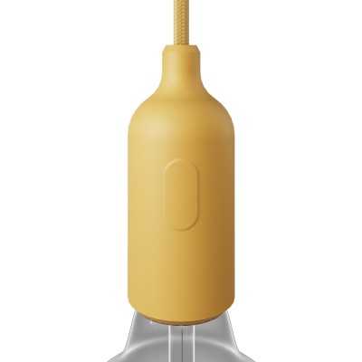 E27 Silikon-Lampenfassung mit integriertem Schalter