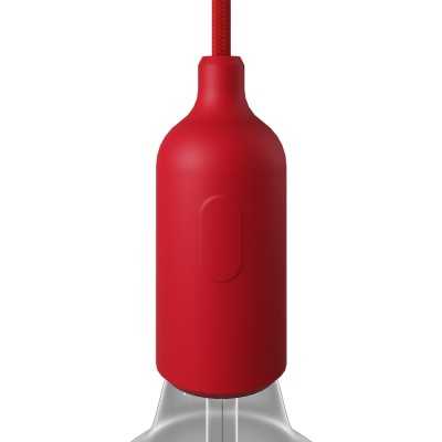 E27 Silikon-Lampenfassung mit integriertem Schalter