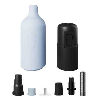 E27 Silikon-Lampenfassung mit integriertem Schalter