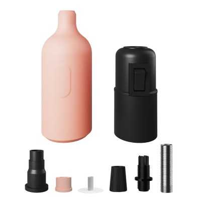 E27 Silikon-Lampenfassung mit integriertem Schalter