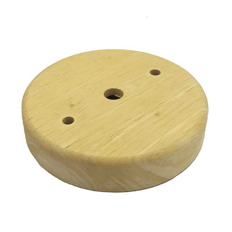 Soporte de madera 100mm diámetro x 20mm un orificio