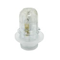 Transparente E14-Lampenfassung mit Ring fuer Lampenschirm