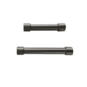 Tubo negro 10mm diámetro con extremos roscados R10/100
