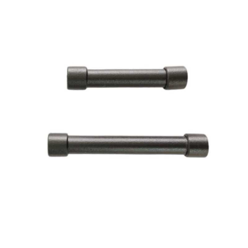 Tubo negro 10mm diámetro con extremos roscados R10/100