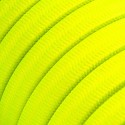 Cable plano de guirnalda exterior color amarillo flúor