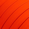 Cable plano de guirnalda exterior color naranja flúor