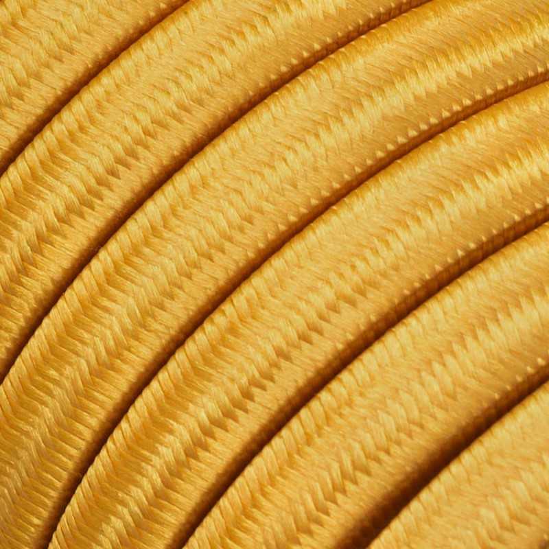 Cable plano de guirnalda exterior color dorado