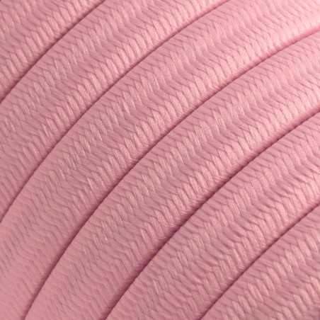 Cable plano de guirnalda exterior color rosa