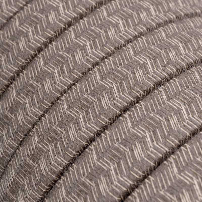 Cable plano de guirnalda exterior color lino marrón