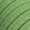 Cable plano de guirnalda exterior color verde pixel