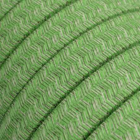 Cable plano de guirnalda exterior color verde pixel